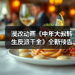 漫改动画《中年大叔转生反派千金》全新预告发布 2025年1月开播（图2）