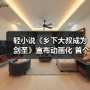 轻小说《乡下大叔成为剑圣》宣布动画化 首个预告放出 2025年4月开播（图2）