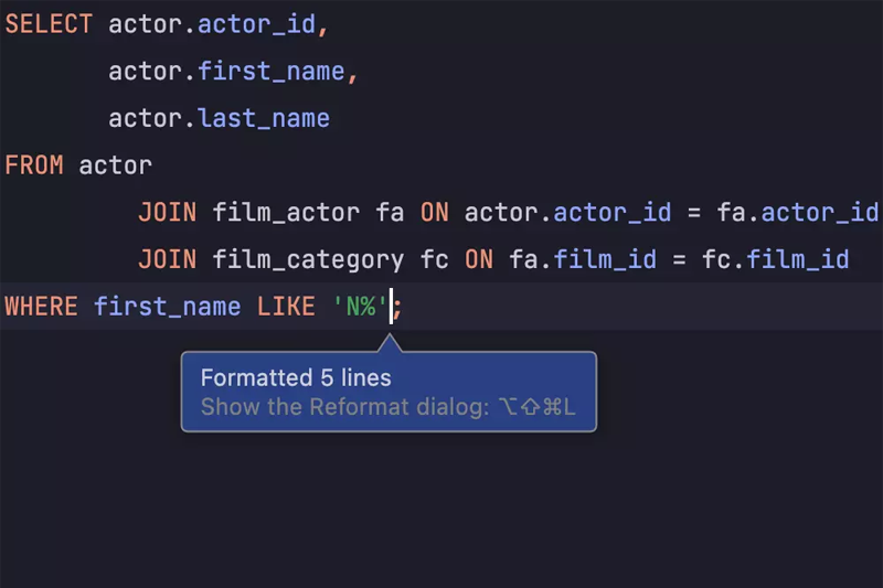 JetBrains DataGrip